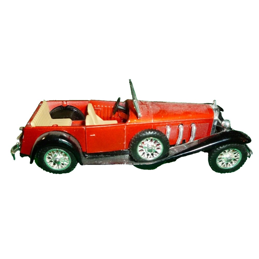 Vintage Rio Mercedes Benz SS 1928 Red Black Diecast 1:43 Made in Italy For Parts
